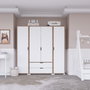 Hanah Home Nisan 1600-024 Nogal claro y blanco